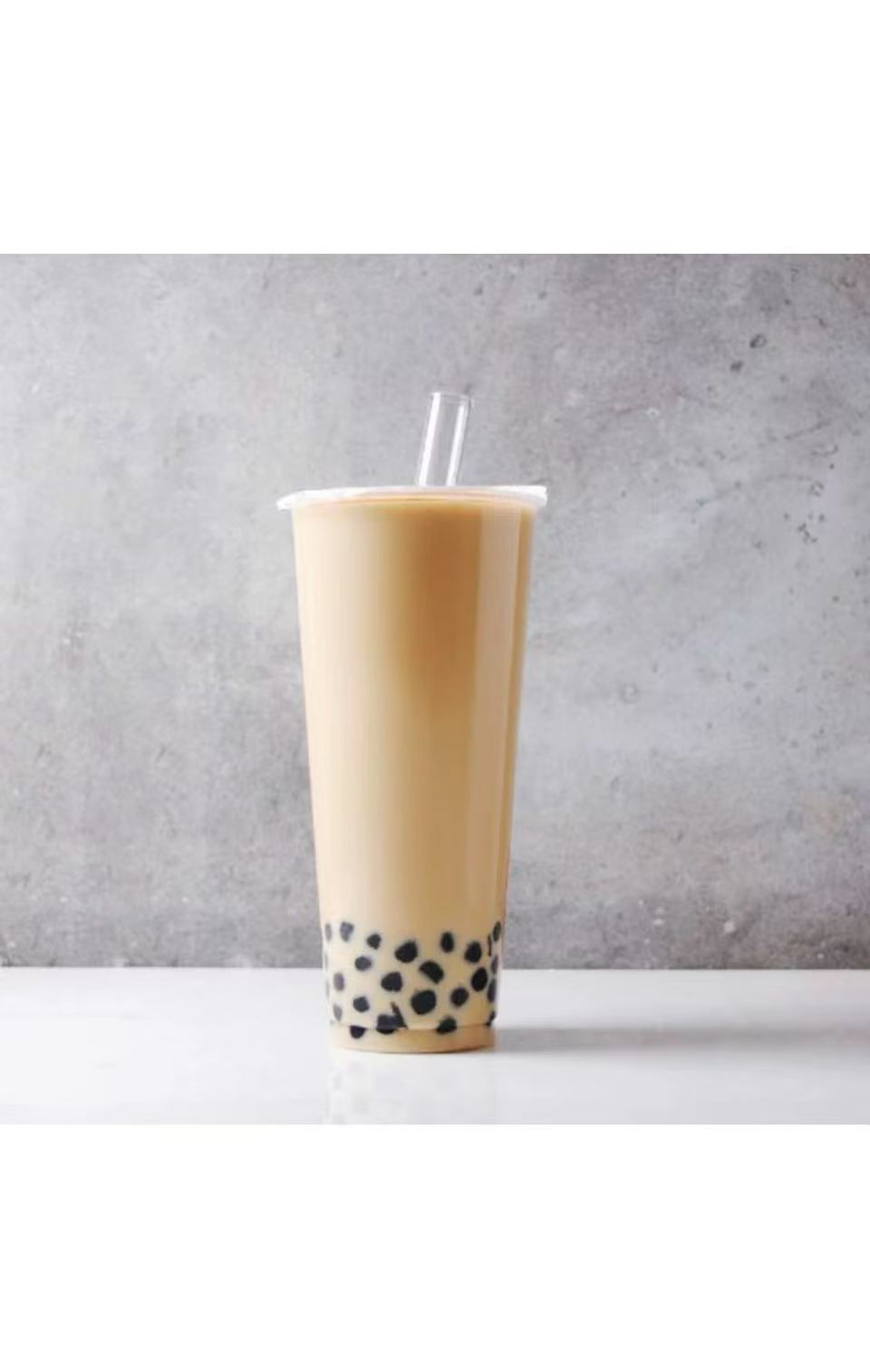 LECHE CON MANGO Y TAPIOCAS